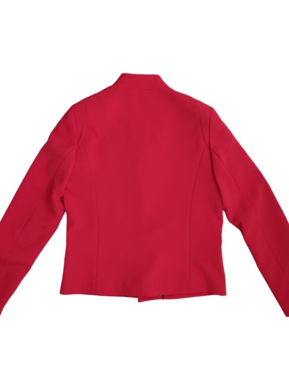 Mango Suit Red Open Front Blazer Jacket - Size S / M - Picture 2 of 9